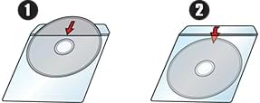 Tarifold CD Storage Sleeves with Closing Flap, 1000 Pack | 1000 clear polypropylene CD sleeves, top-loading design, secure closing flap, protects discs from scratches and dust