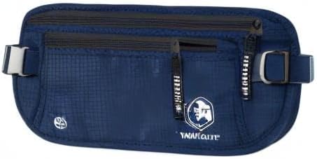 VENTURE 4TH Travel Money Belt, RFID Blocking Passport Holder - Navy Blue