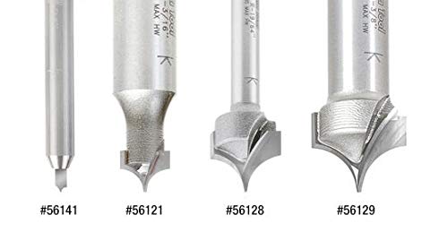 Amana Tool - 56129 Carbide Tipped Pt. Cutting Roundover 3/8 Radius x 3/4 Dia x 5/8 x 1/2