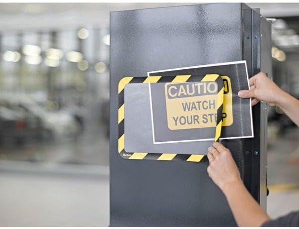 Tarifold Sign Holder,9 3/4 in x 12 1/8 in,PVC,PK2 P194944SW - 1 Each