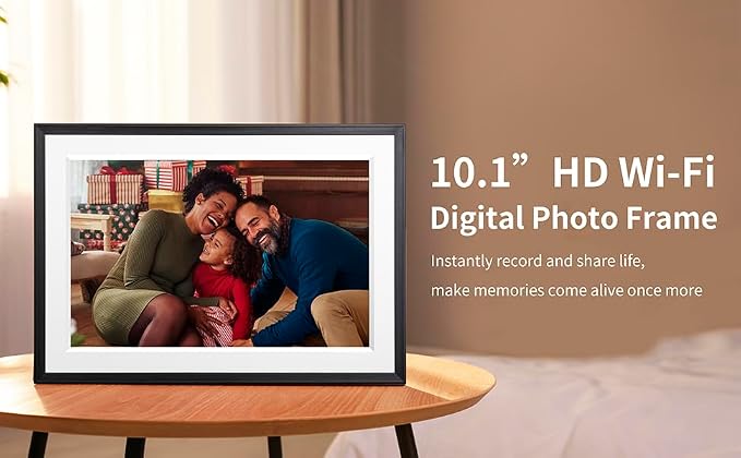 Frameo 10.1 Inch Digital Picture Frame,WiFi Electronic Frame,1280 * 800IPS HD Touch Screen, Smart Digital Photo Frame,32GB Storage, Wall Mountable, Share Instantly, Birthday Gifts for Women, Mom