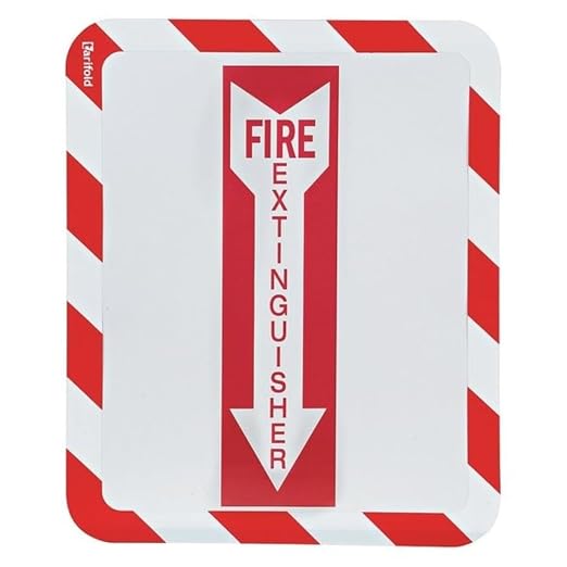 Sign Holder, Adhesv, Fire Extinguisher, PK2