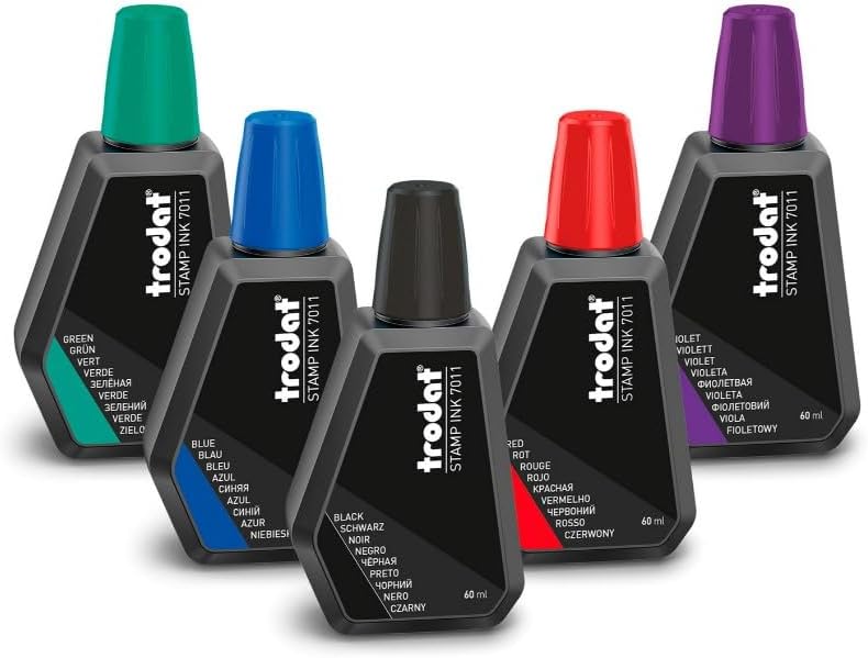 SmartSign Ink - Black, 2oz Bottle, Replacement Ink for Use with Self Inking Stamps and Rubber Stamp Pads, Made in USA