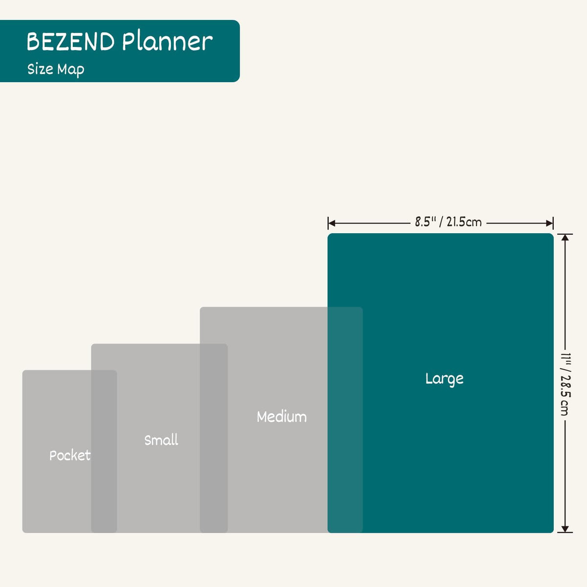 BEZEND Weekly Planner 2025-2026 with 2 Columns, 8.5" x 11" Academic Calendar 18 Months (Jul 25-Dec 26) Life Work Appointment Book with Monthly Tab, PU Leather Softcover Spiral - Prussian Blue