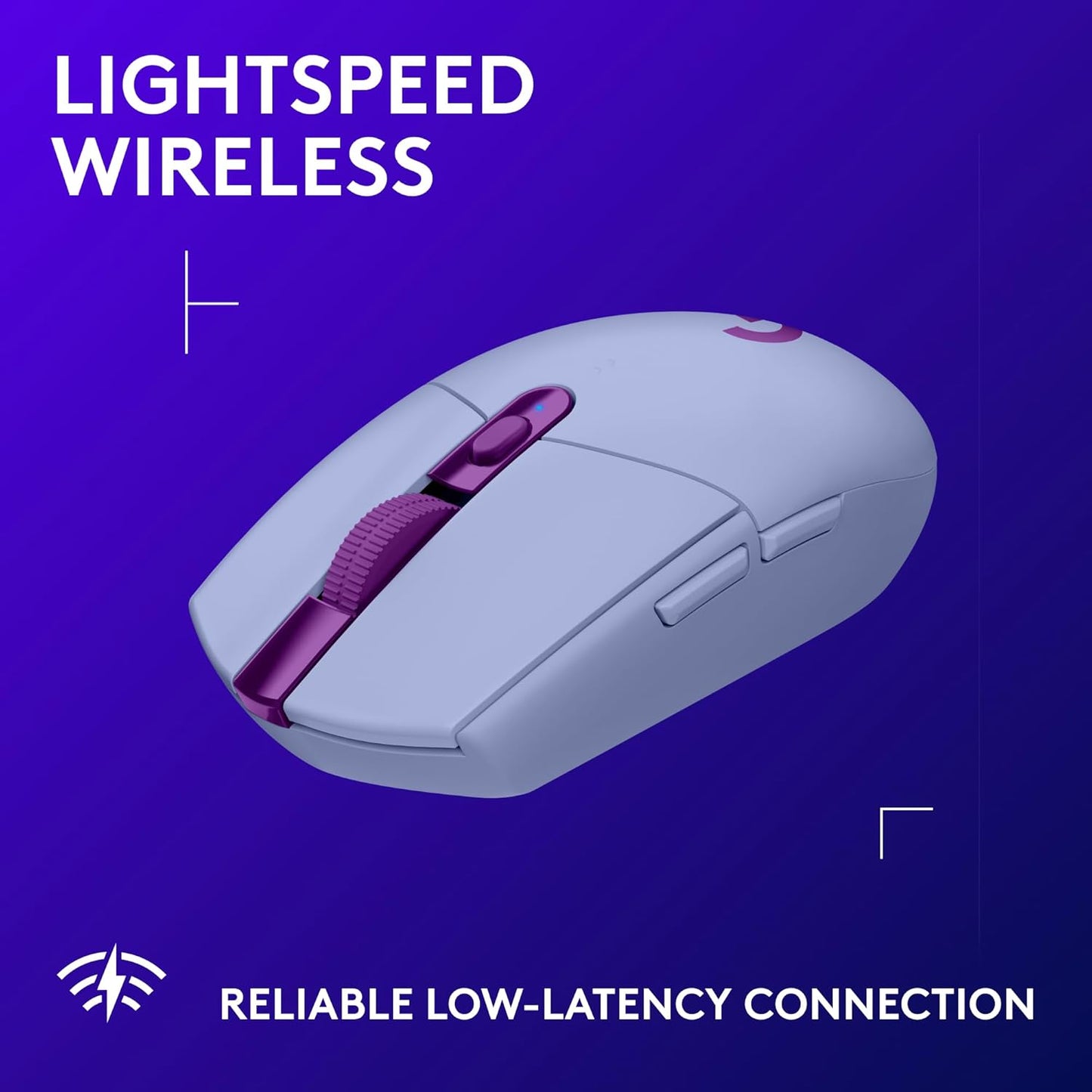 Logitech G305 Lightspeed Wireless Gaming Mouse, Lilac + Yeti Orb RGB Gaming Microphone with LIGHTSYNC, USB Mic for Streaming