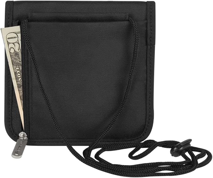 Travelon Folding ID and Boarding Pass Holder, Black, One Size