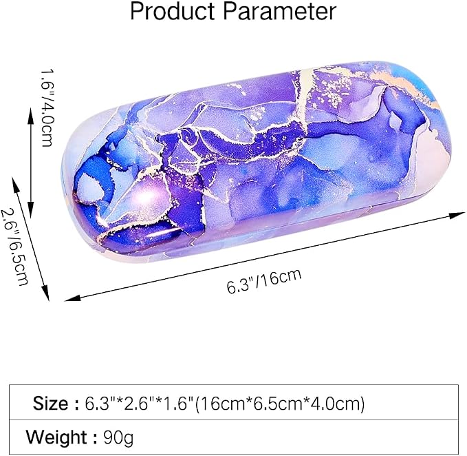 PERFECTSIGHT Hard Shell Eyeglasses Case, Kawaii Protective Glasses Case for Kids, Cute Eyeglass Case for Women Men Girls