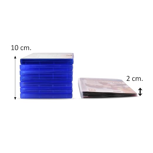 Tarifold Video Game Storage Sleeves for PS4 Games, Closing Flap, 25 Pack | Holds PS4 game disc and cover, durable 120-micron polypropylene, scratch-resistant, saves up to 70% storage space