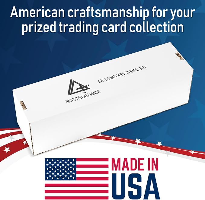 Premium Trading Card Box Storage For Sports, Baseball, Football, Basketball, MTG & TCG Collector | Baseball Card Storage Boxes & Organizer For Magic Sorter Bulk. Sports Holder For Collection.