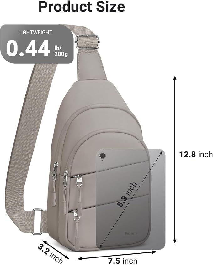 Tuwubi Crossbody Bags for Women, Sling Bag for Men | Small Hiking Backpack Shoulder Bag Lightweight for Outdoors Travel
