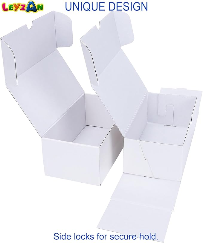 Trading-Card Storage Box, 4-Pack • 400 Count Corrugated Cardboard Storage Box with dividers & labels for TCG/Magic/Mtg Storage and Collection, 7 INCH Horizontal