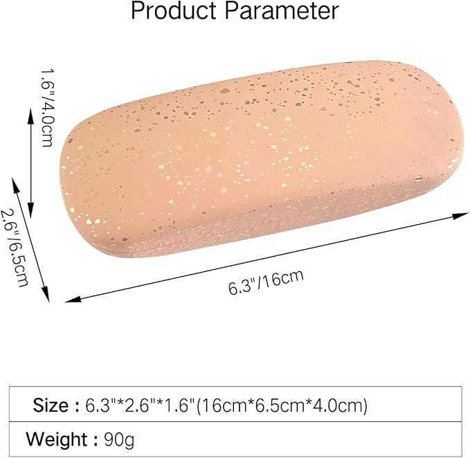PERFECTSIGHT Hard Shell Eyeglasses Case, Kawaii Protective Glasses Case for Kids, Cute Eyeglass Case for Women Men Girls