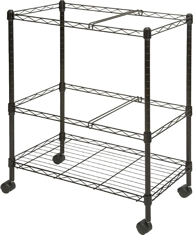 Lorell LLR45650 Mobile Wire File Cart
