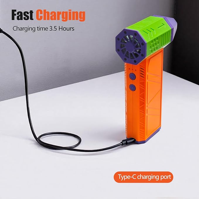 AWINNER Electric Air Duster, 150000 RPM Compressed Air Blower, 3-Gear Adjustable, Fast Charging, for Computer Keyboard and Car