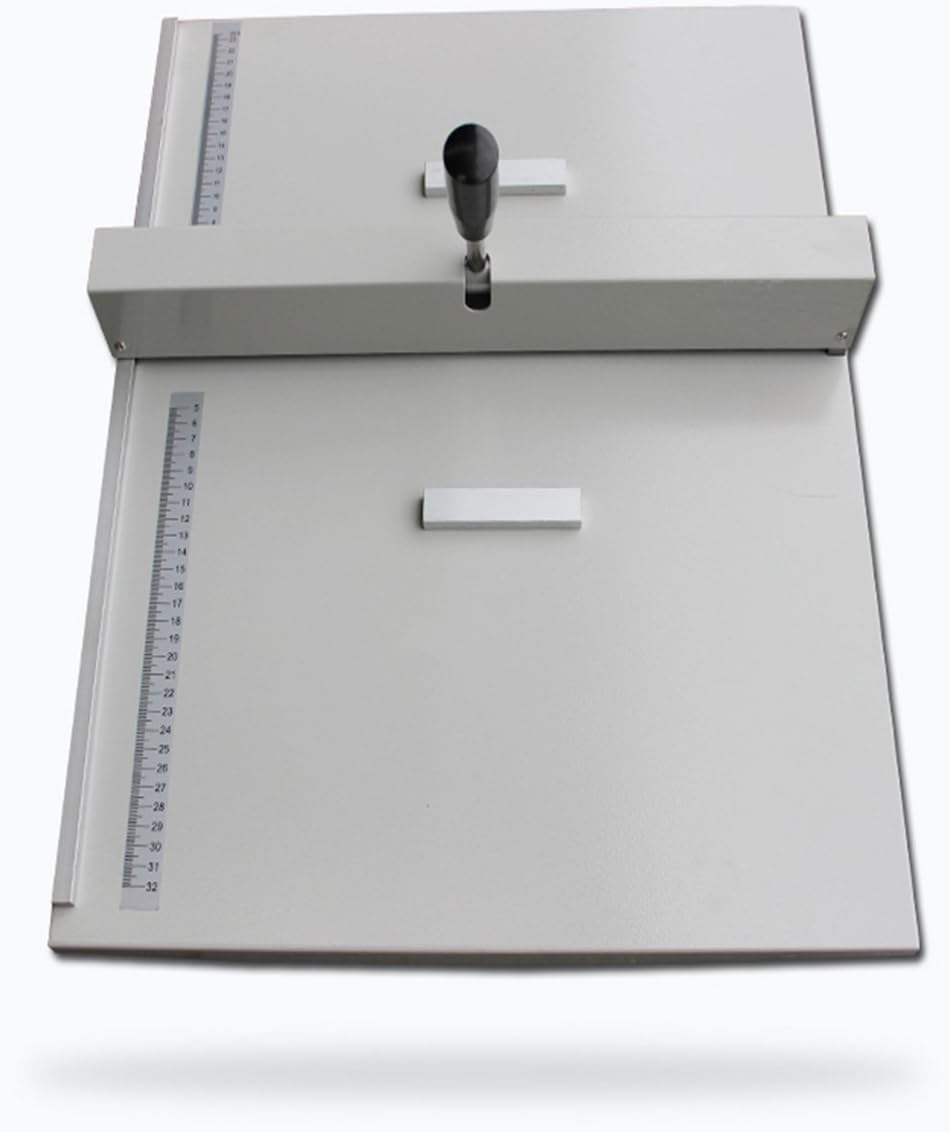 18Inch Manual Creasing Machine Scoring Paper Desktop Paper Card Creaser Scorer with 2 Magnetic Blocks