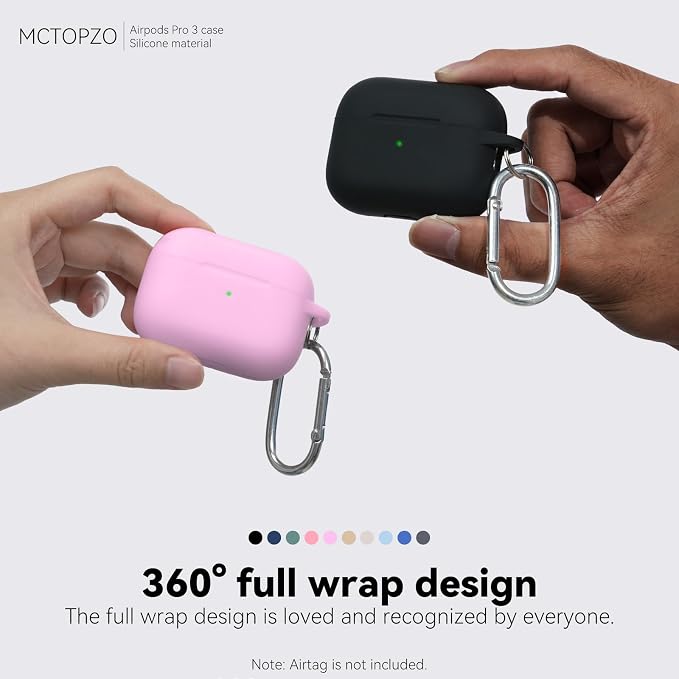 for AirPods Pro 3 Case 2025,Come with Cleaner Kit,Light Lilac | Silicone Protective Cover for Airpod Pro 3rd Generation Case with Keychain,for Women Men,One-Piece Design,Shockproof