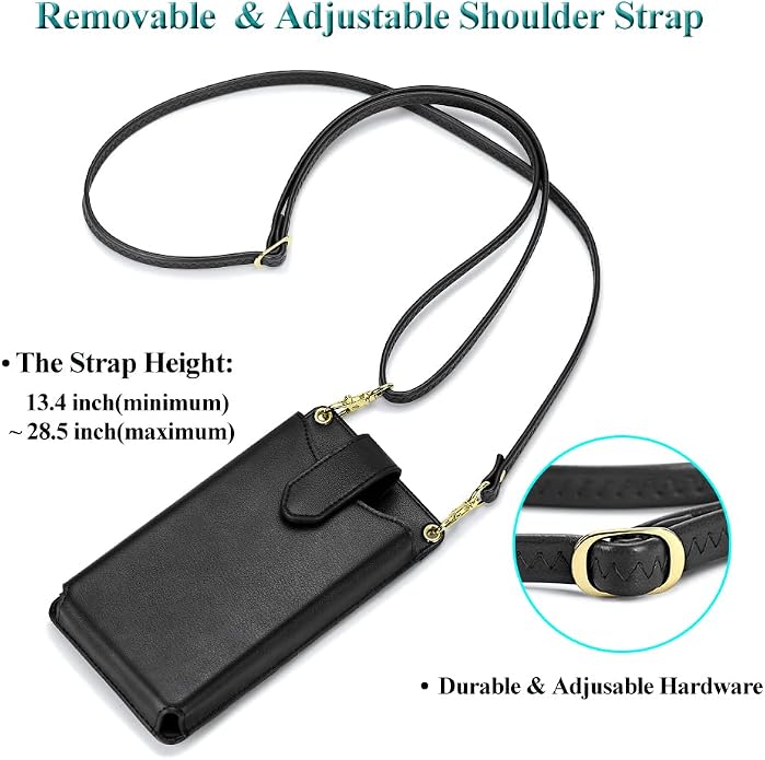 Peacocktion Small Crossbody Cell Phone Purse for Women, Lightweight Mini Small Crossbody Bags for Women with Card Slots