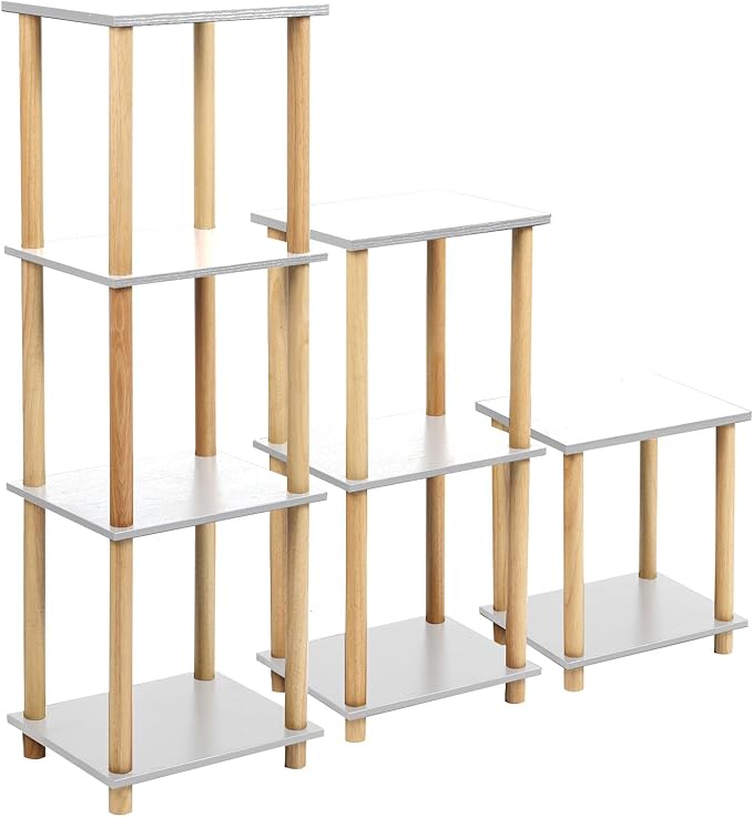 Haeterna 3-Tier White Bookshelf, Wooden Bookcase with Open Shelves, for Small Spaces,Living Room Bedroom Office,No-Tool Assembly,11.8" D x 14.1" W x 31.5" H inches.