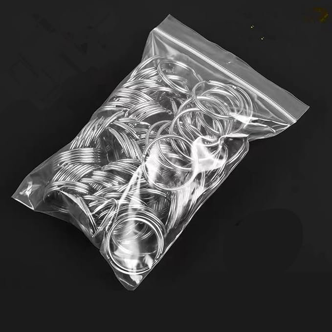 300PCS Key Rings Bulk, Split Key Rings, Keychain Rings and Crafts 1 inch (25mm)