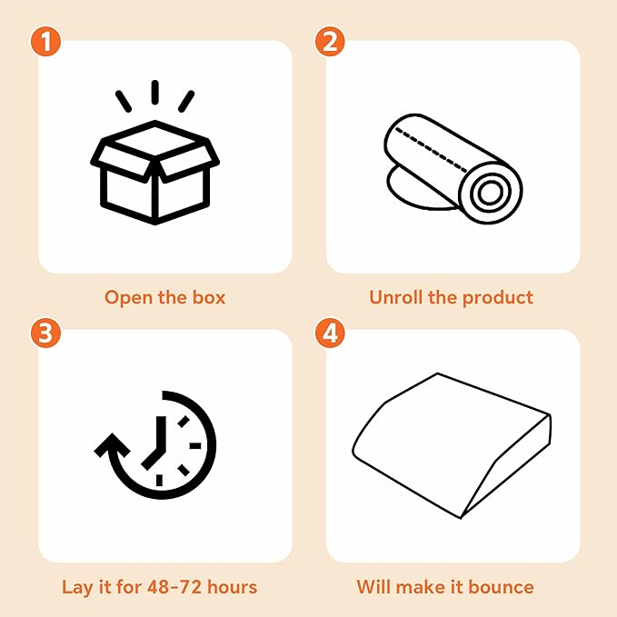 ROYALAY Hip Cushion Post Surgery with Breathable Cover, Memory Foam Hip Replacement Kit After Surgery, Seat Cushion with Anti-Slip Bottom, Chair Cushions for Elderly