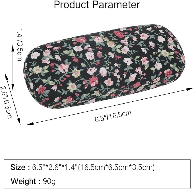 PERFECTSIGHT Hard Shell Eyeglasses Case, Kawaii Protective Glasses Case for Kids, Cute Eyeglass Case for Women Men Girls
