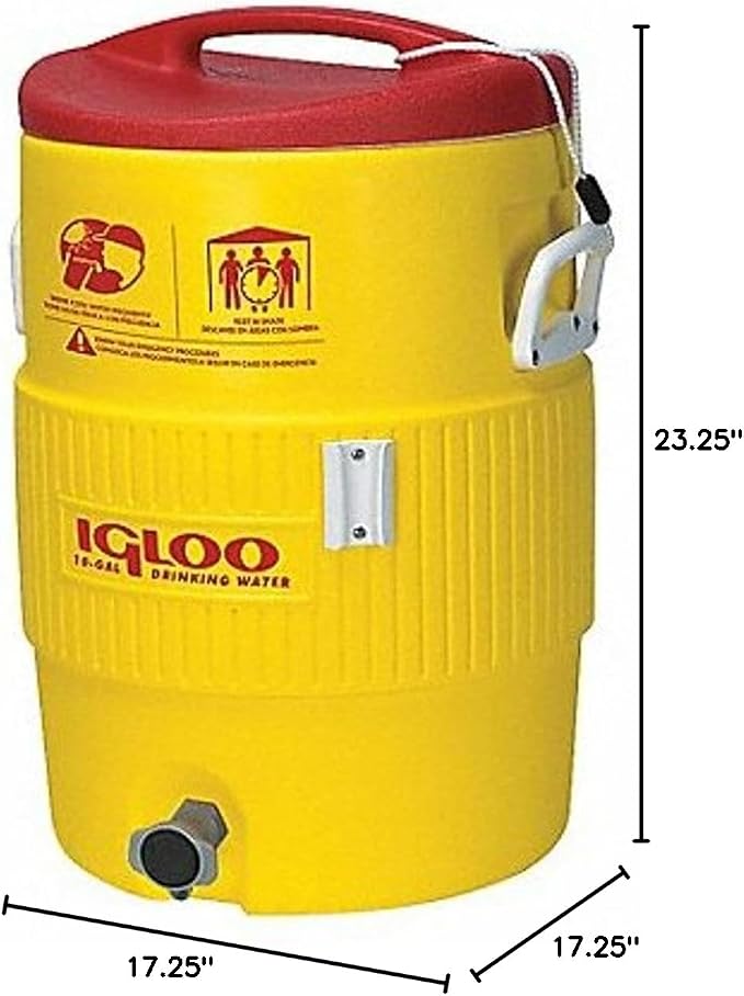 Igloo Sports Cooler | Insulated Beverage Dispenser with Spout |Portable Handwashing Station