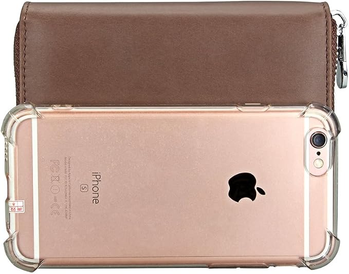 RFID Blocking 24 Slot Credit Card Holder Wallet Real Leather Multi Card Organizer Wallet with Zipper