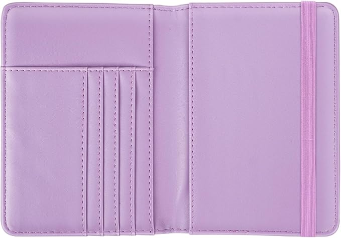 Coco Rossi Passport Holder for Travel Women Slim RFID Passport Cover Wallet | Travel Essentials, Passport Book Holders, Passport Wallet Cover Case, PU Leather, Cute, Thin, Spliced Design, Garden Flower