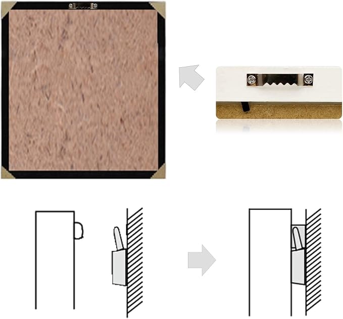 30 Pack Large Sawtooth Picture Hangers Steel Picture Hanging Picture Frames Hangers with Screws Picture Hang Solutions, for Hanging Clock Paintings Artwork Picture Frame Hook Photos (Silver)