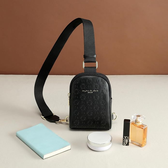 Lightweight Small Crossbody Sling Bag for Women | Mini Travel Purse,Multi-pocket with Card Slots,Durable Vegan Leather,Everyday Carry