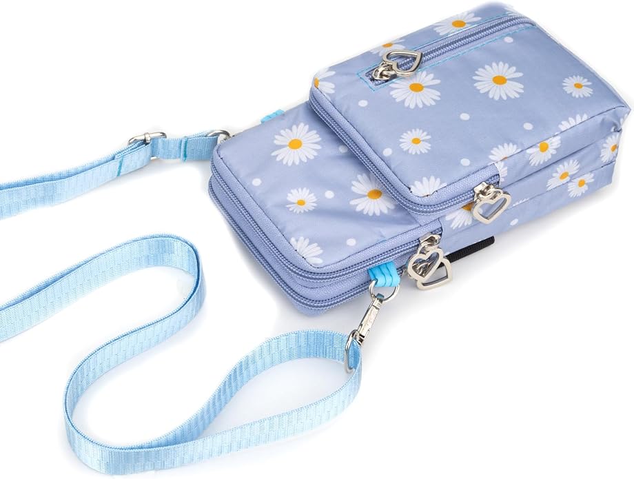 Small Crossbody Bag for Women - Mini Phone Purses with Crossbody Strap and Wallet - Nylon Arm Bag