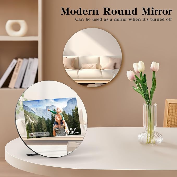 Frameo Digital Picture Frame,2K HD IPS Touch Screen 32GB Storage | Auto-Rotate Wall Mount,Up-Market Gifts for Mom Father,Share Photos/Videos from Phone