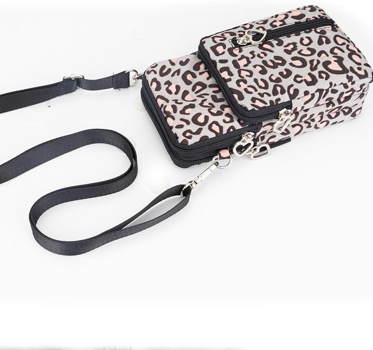 Small Crossbody Bag for Women - Mini Phone Purses with Crossbody Strap and Wallet - Nylon Arm Bag