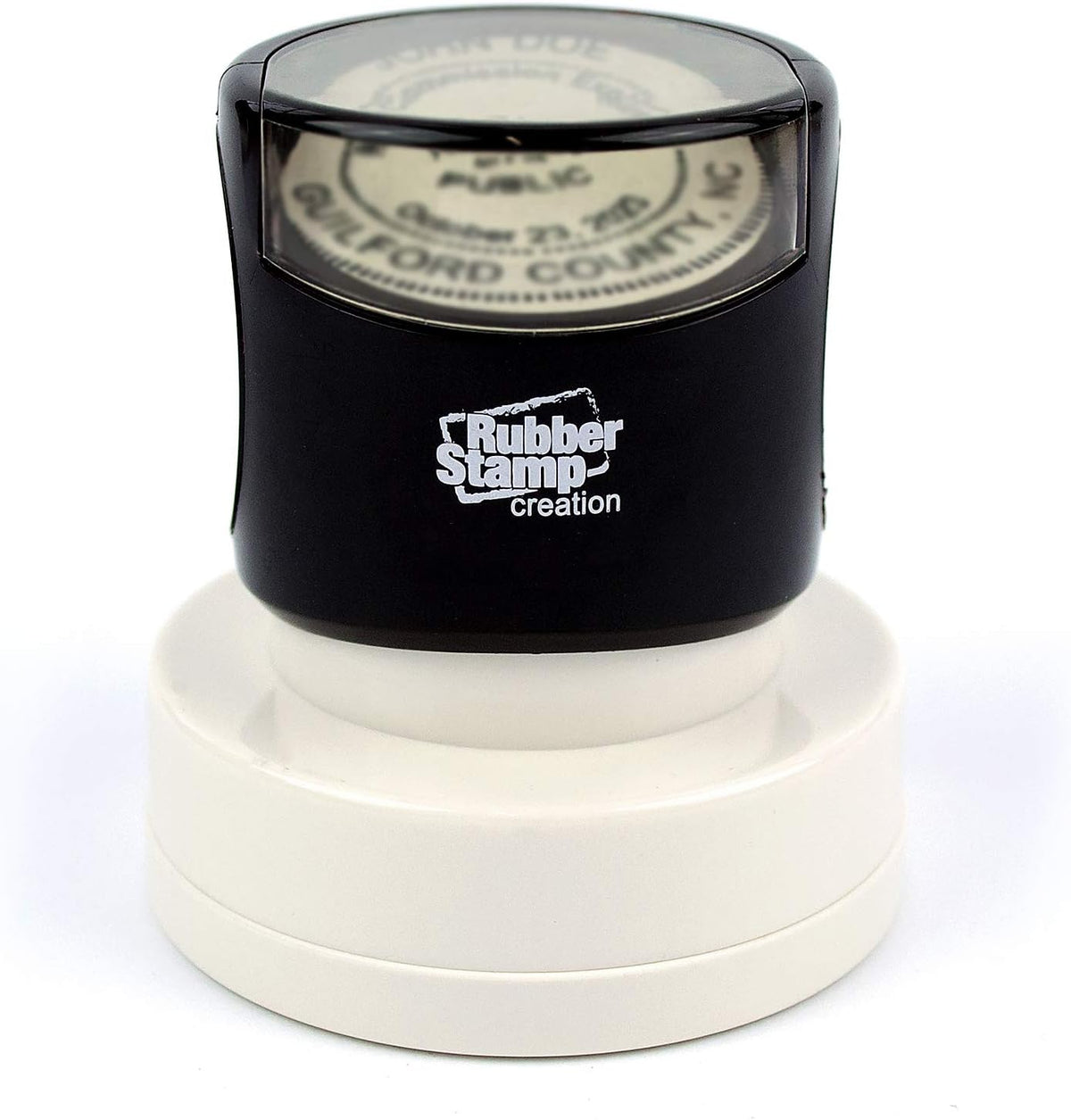 MaxMark Round Notary Pre-Inked Stamp for State of Maryland