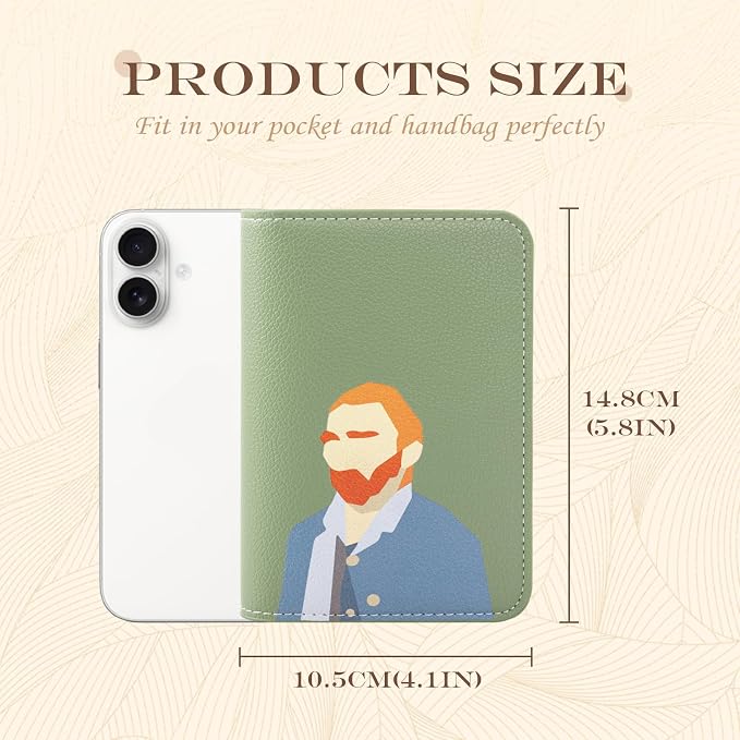 Lychii Passport Holder, RFID Blocking Travel Wallet, Slim Passport Cover | PU Leather Protector Case for Quick TSA Access, Secure Boarding Passes & ID Cards for Men Women, Travel Accessories
