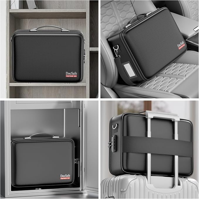 DocSafe Hard Case Fireproof Document Box Set