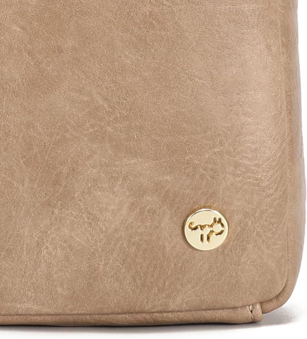 Anti Theft Crossbody Bag for Women, Small RFID Blocking Sling Purse with Zipper Lock for Travel, Vegan Leather