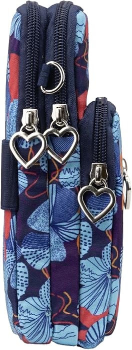 Small Crossbody Bag for Women - Mini Phone Purses with Crossbody Strap and Wallet - Nylon Arm Bag