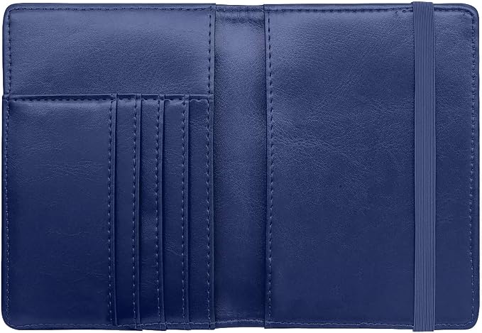 Coco Rossi Passport Holder for Travel Women Slim RFID Passport Cover Wallet | Travel Essentials, Passport Book Holders, Passport Wallet Cover Case, PU Leather, Cute, Thin, Spliced Design, Mandala