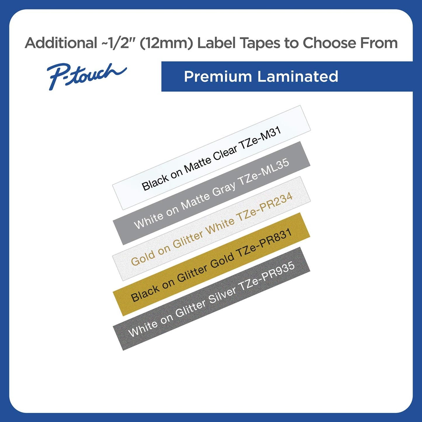 Brother Genuine P-touch TZE-MQG35 Tape, 1/2" (0.47") Wide Standard Laminated Tape, White on Lime Green, Laminated for Indoor or Outdoor Use, Water-Resistant, 0.47" x 16.4' (12mm x 5M), TZEMQG39