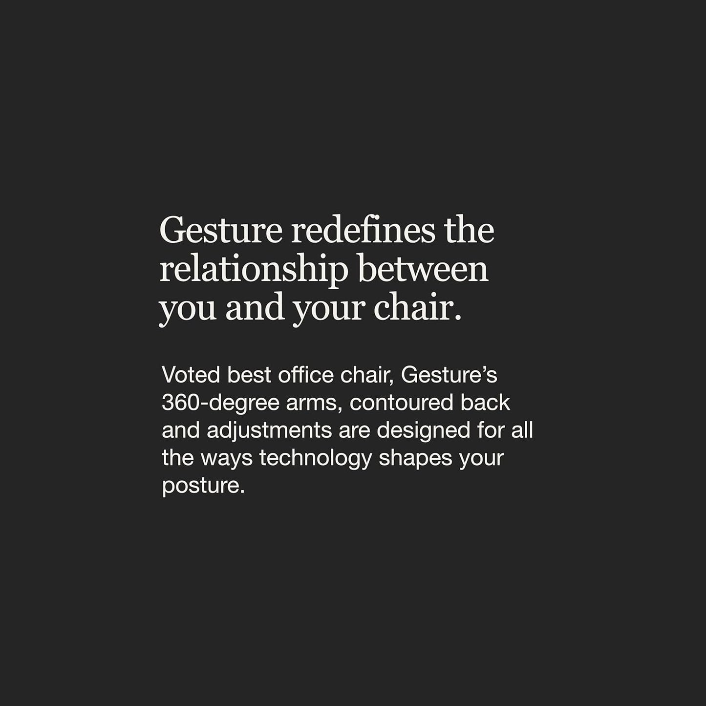 Steelcase Gesture Office Chair - Ergonomic Work Chair with Wheels for Carpet - Comfortable - Intuitive-to-Adjust for Desk - 360-Degree Arms - Nickel Gray Fabric