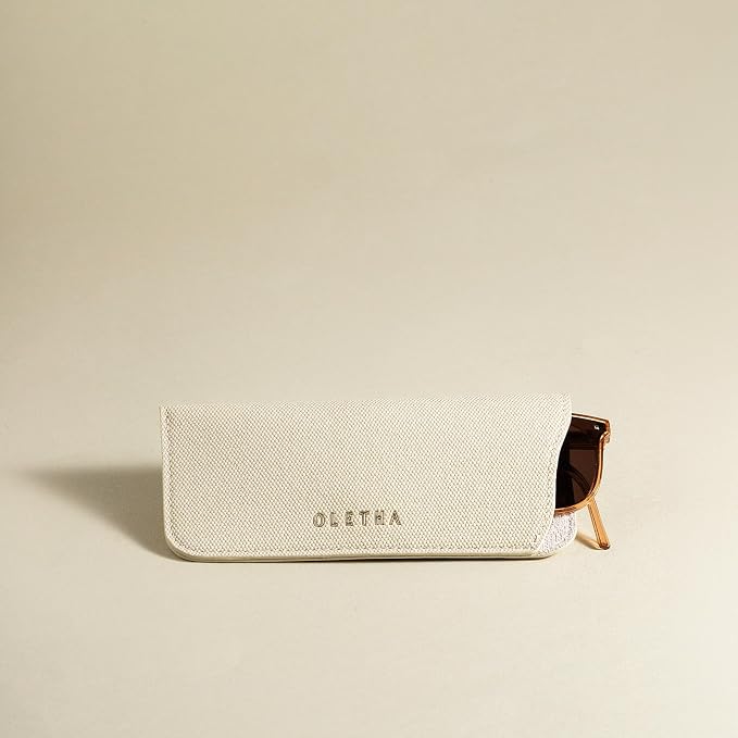 OLETHA Aesthetic Soft Glasses Case, Slip-in Design