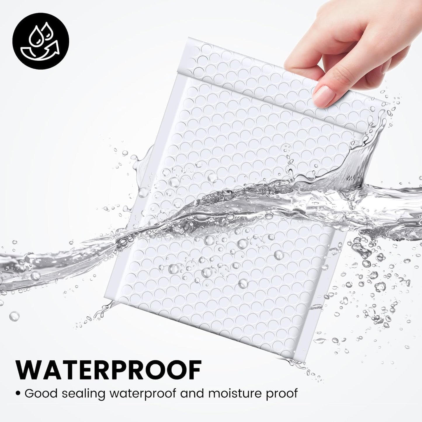 Fuxury Bubble Mailers 6x10" White Padded Envelopes 9600Pack Strong Adhesion Thick Padded Mailers for Small Business Mailing Small Items,Jewelry,Makeup