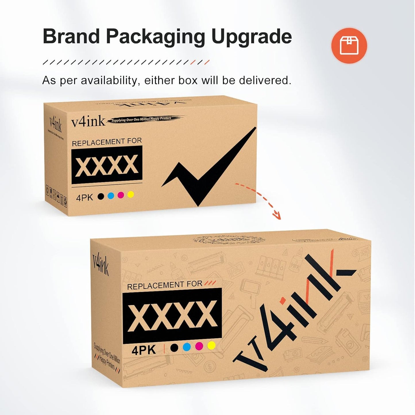 v4ink TN-433 TN-431 Compatible Toner Cartridge Replacement for Brother TN433 TN431 TN433BK to use with Mfc-L8900Cdw Mfc-L8610Cdw Hl-L8260Cdw Hl-L8360Cdw Hl-L8360Cdwt Hl-L9310CDW (Color Set)