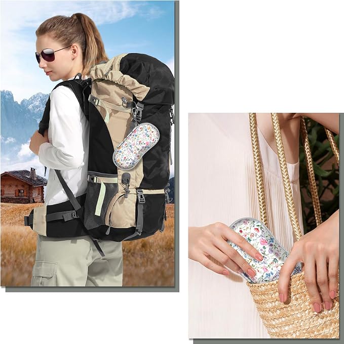 FINTIE Sunglasses Case, Hard EVA Shell Shockproof Sport Glasses Case with Metal Carabiner Travel Zipper Eyeglasses Holder