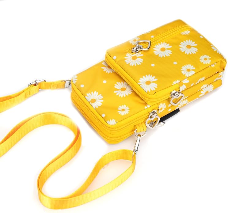 Small Crossbody Bag for Women - Mini Phone Purses with Crossbody Strap and Wallet - Nylon Arm Bag