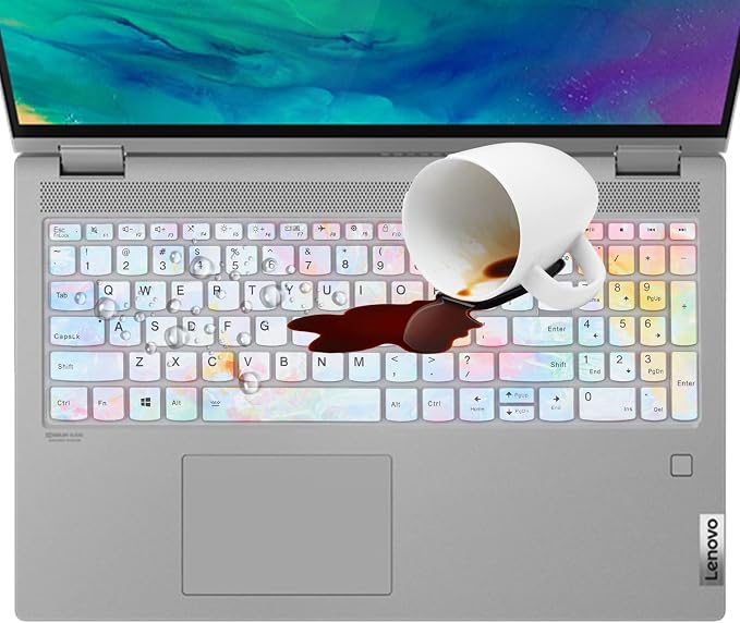 Keyboard Cover for Lenovo Yoga 7i 15.6" 16", Ideapad 3/Idepad 3i/Ideapad 5/Ideapad 5 15.6 17.3, Lenovo Flex 5 15.6, Yoga Slim 7 15, ideaPad Slim 7 15.6, ThinkBook 15/15P G2 G3 G4