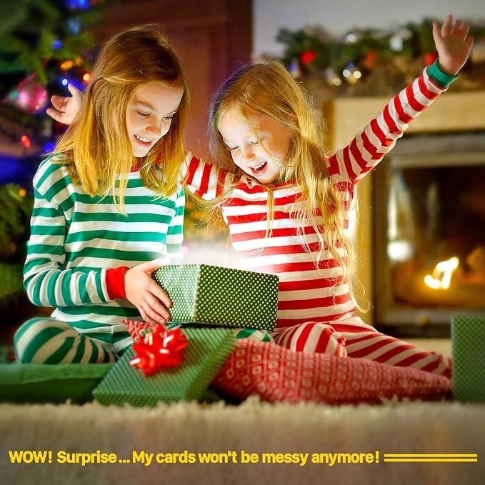 【2026】Trading Card Binder 9 Pocket, Premium Sports Collection Binder Game Cards Book with Sleeves Side Loading, Anti-open Strap Double Sided Waterproof 360 Card Folder