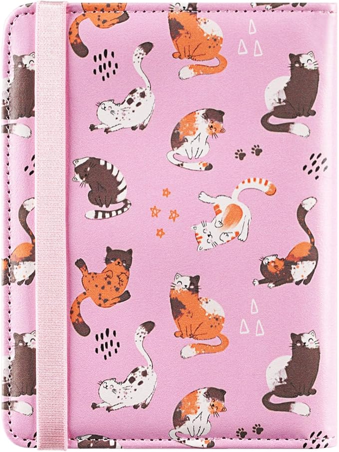 passport holder, passport cover, vaccine card holder, waterproof leather travel wallet with rfid blocking for men/women