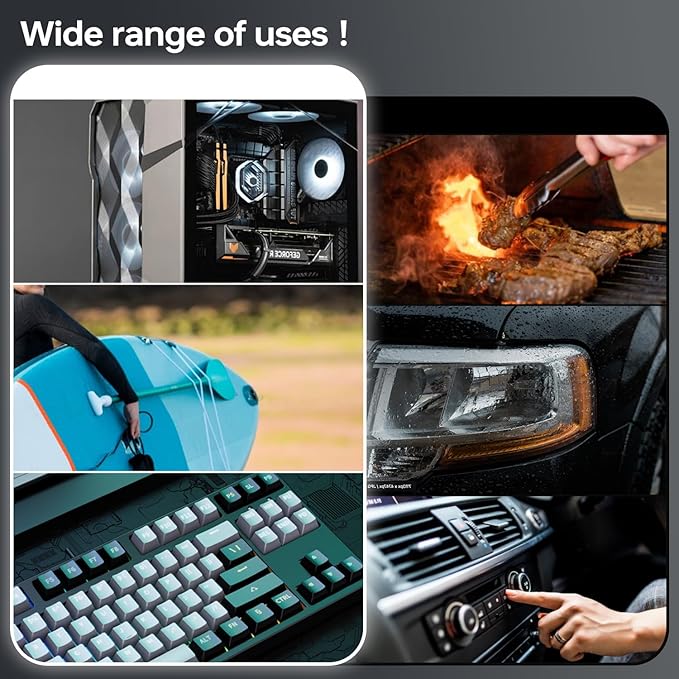 KiCA Electric Air Duster with LED Light - 130000 RPM Cordless Air Duster, Stepless Speed Control, Brushless Dust Blower for Computer, Keyboard, Outdoor, House and Car - Jet Fan Ultra(Black)